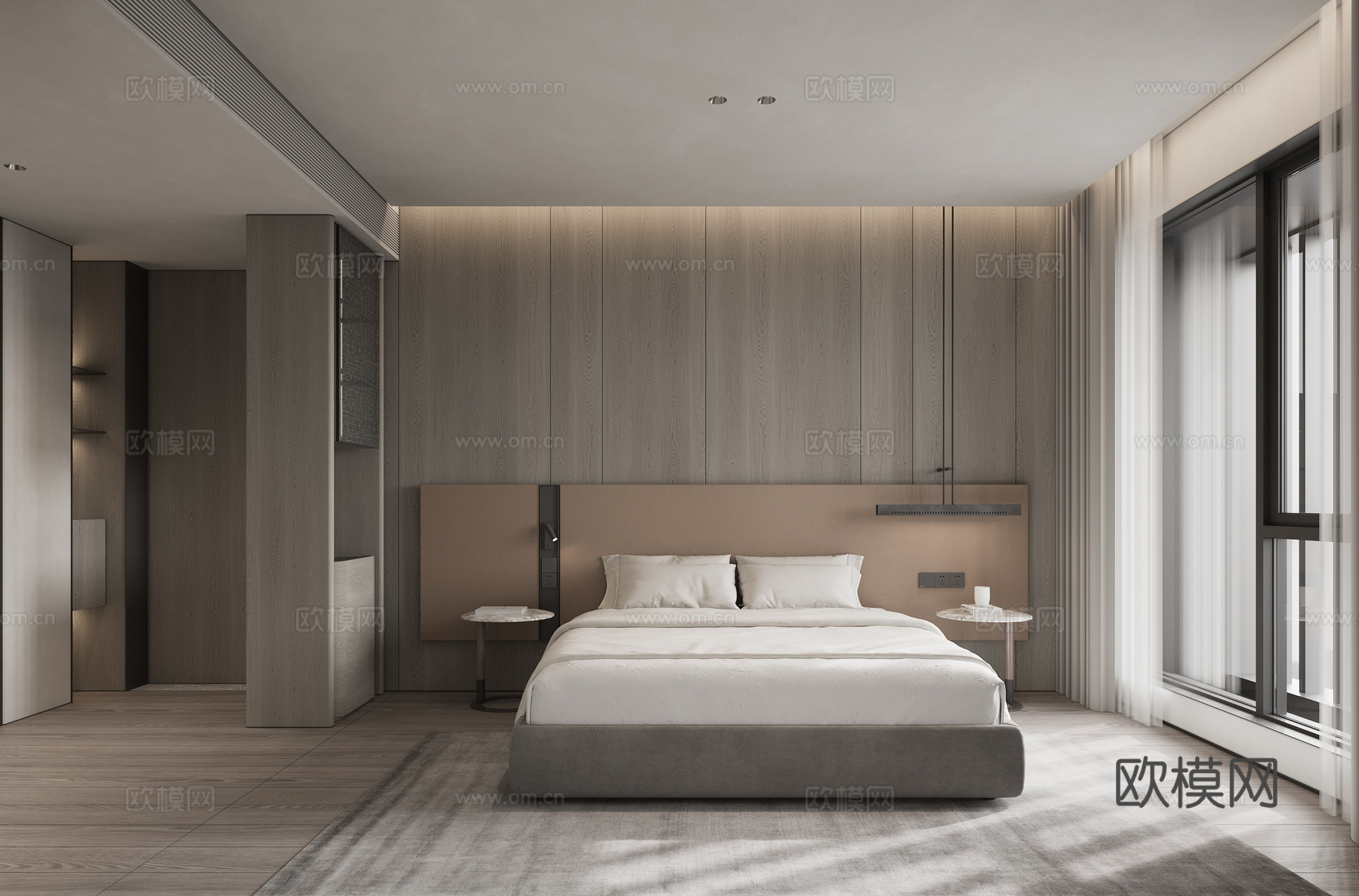 轻奢大平层 样板间 最新全套施工图 效果图合集cad施工图