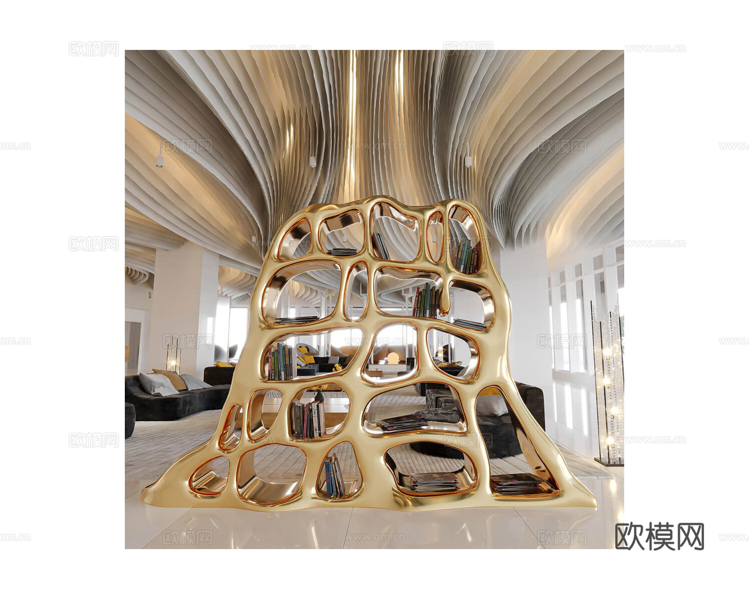 MAVIMATT 造型雕塑3d模型下载（渲染图2）