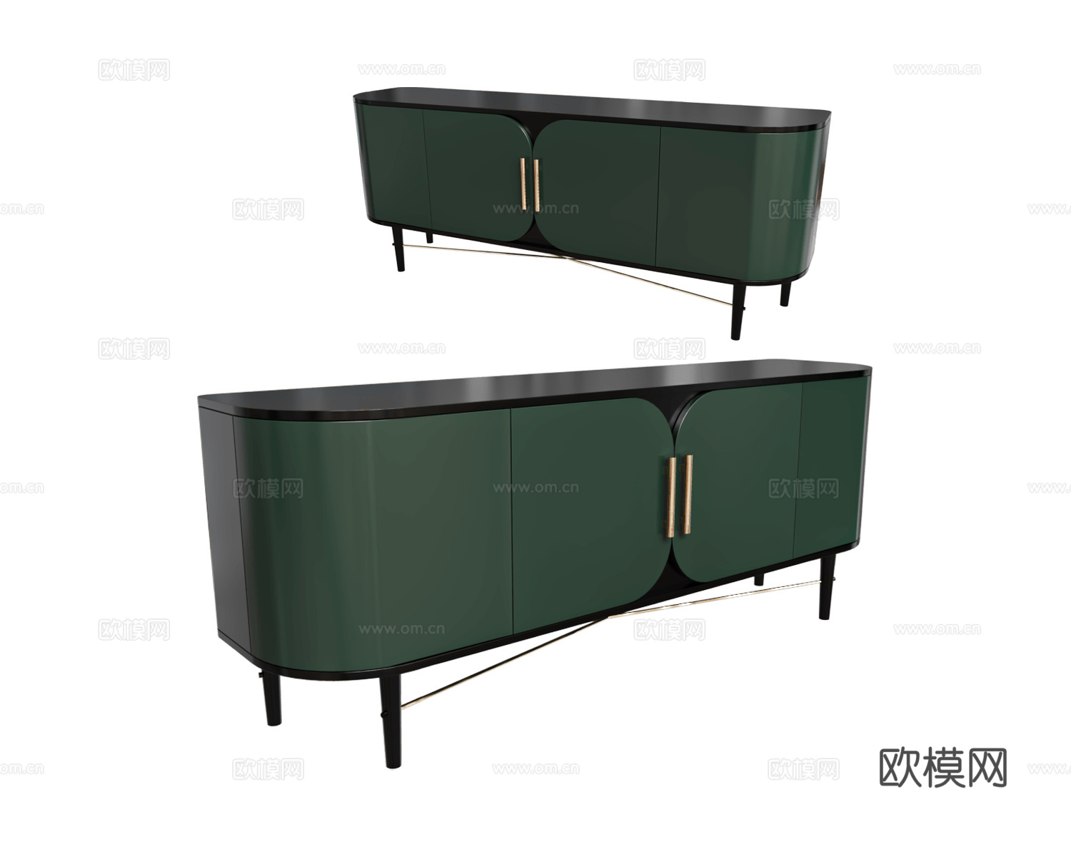 Jetclass 意式电视柜3d模型下载