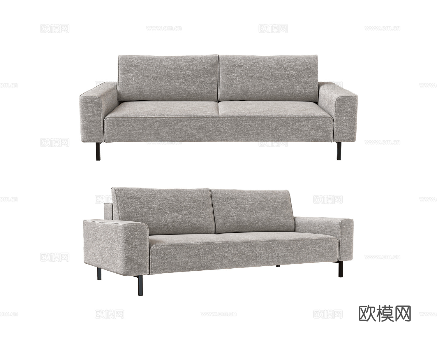 Bizzarto 双人沙发3d模型下载