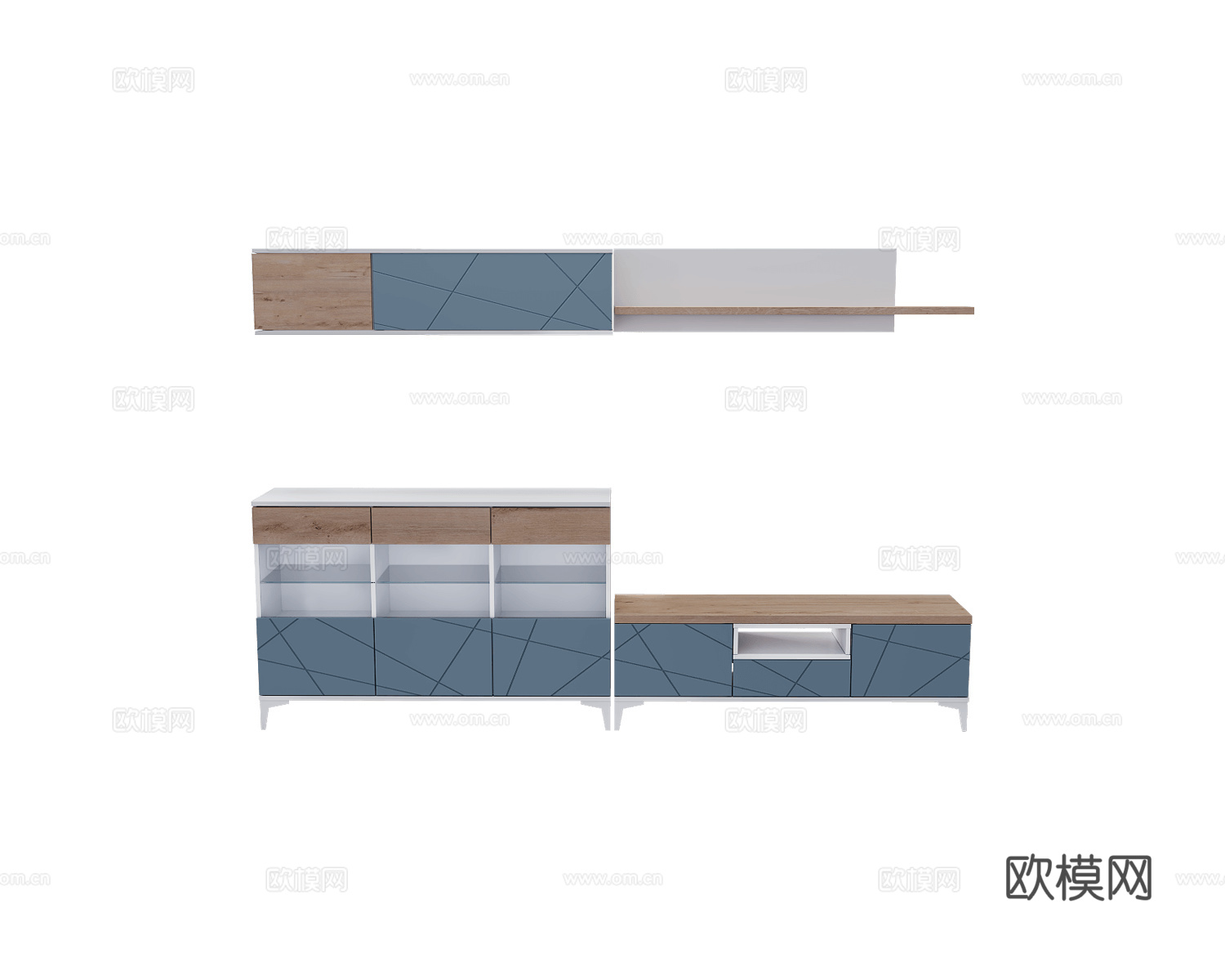Mirlachev 电视柜3d模型下载（渲染图2）
