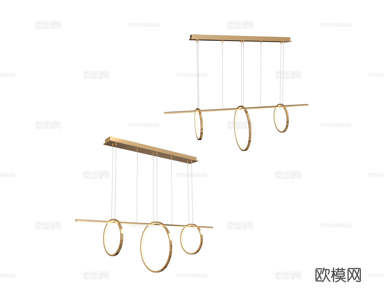 ZZOK 吊灯3d模型下载