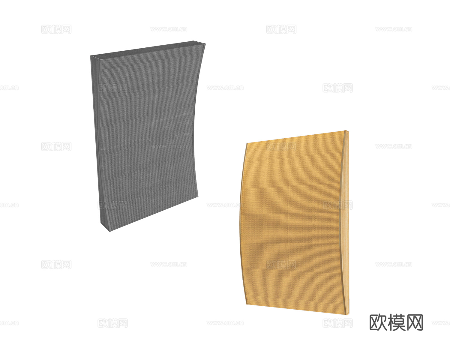 Nature 靠背护墙板3d模型下载