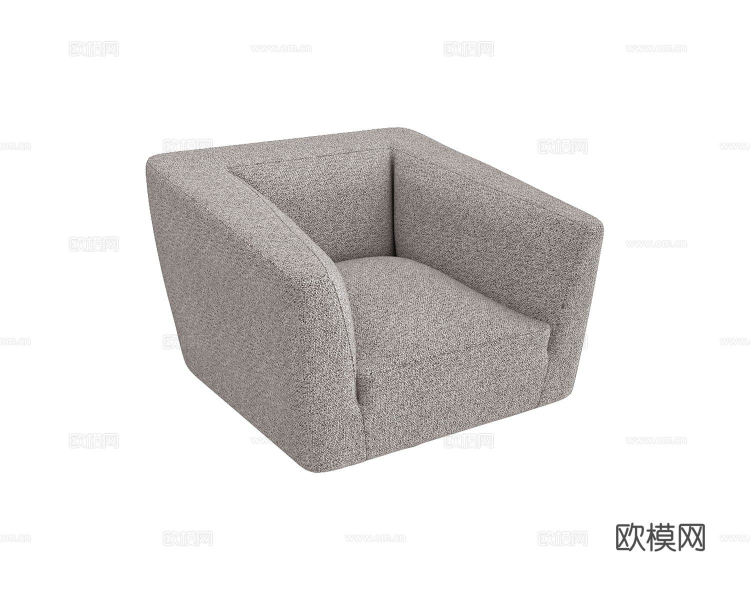 Amura 单人沙发3d模型下载