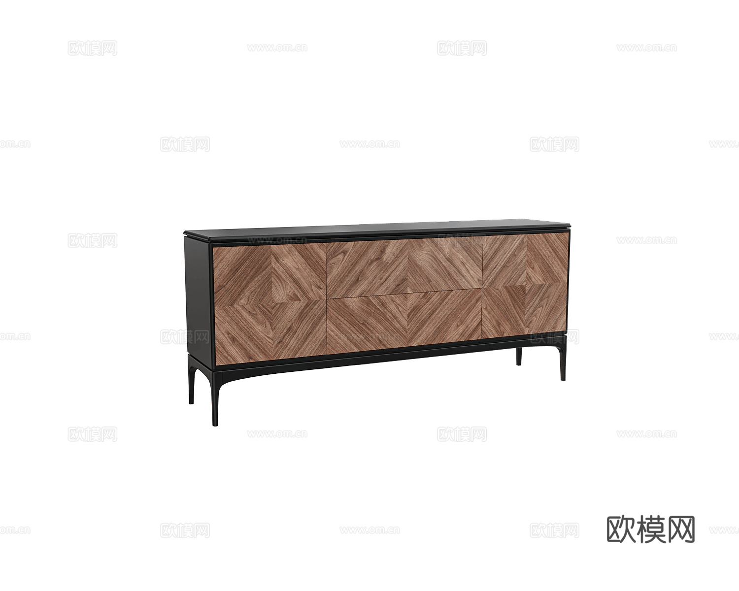 Unika 电视柜3d模型下载