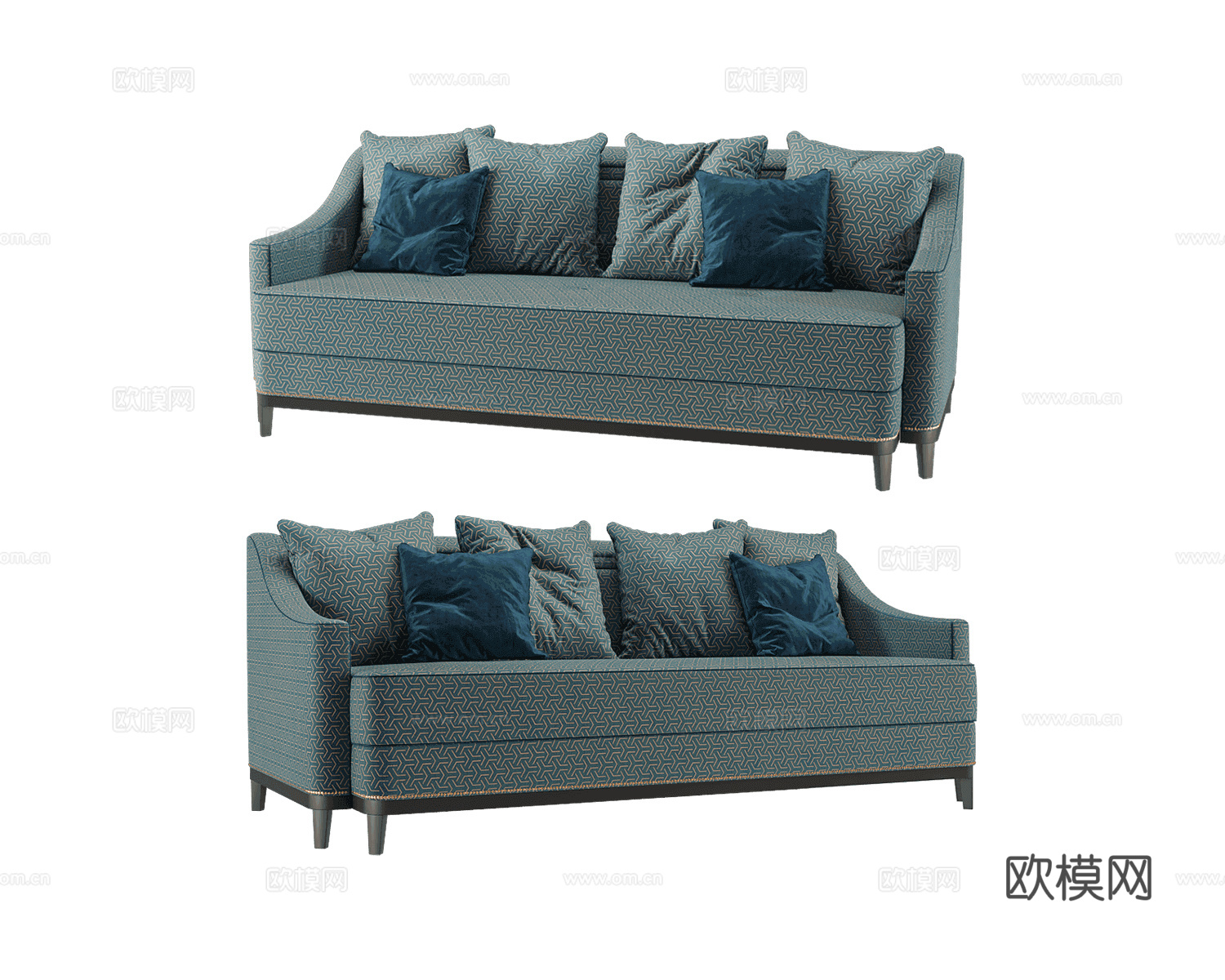 Furman 双人沙发3d模型下载