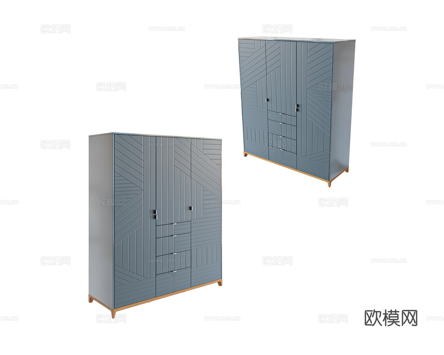 The IDEA 衣柜3d模型下载