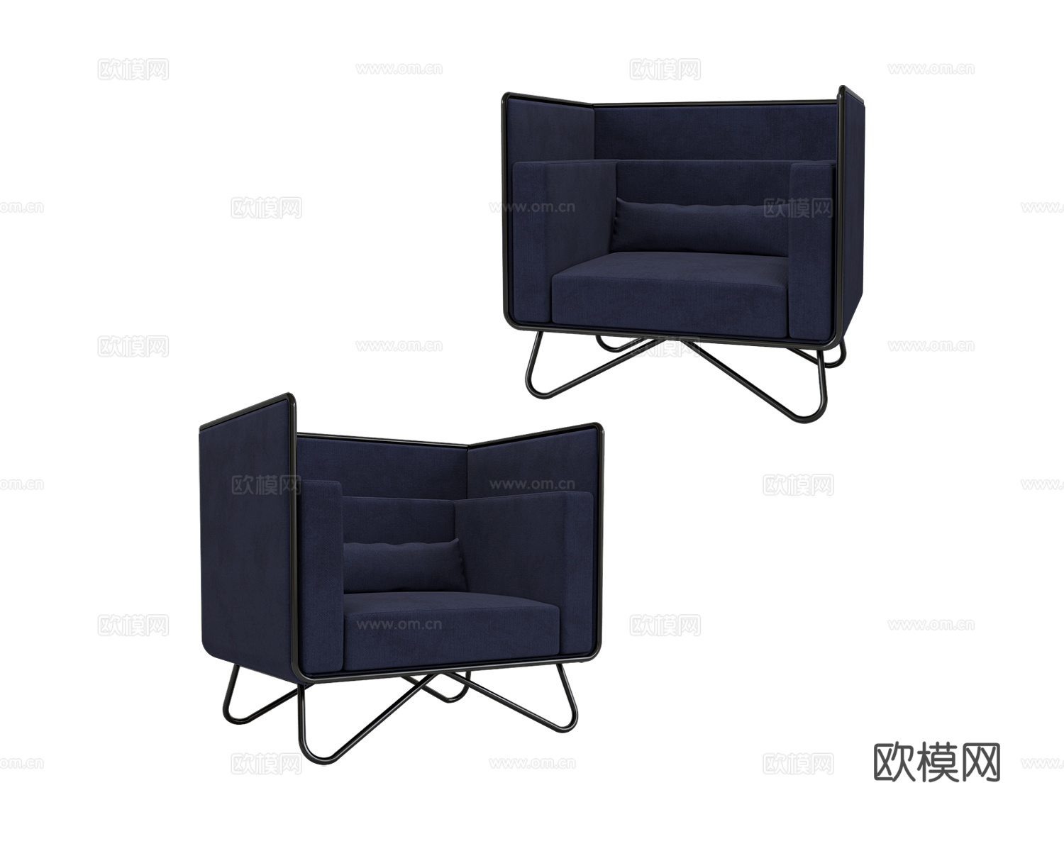 Artu 单人沙发3d模型下载