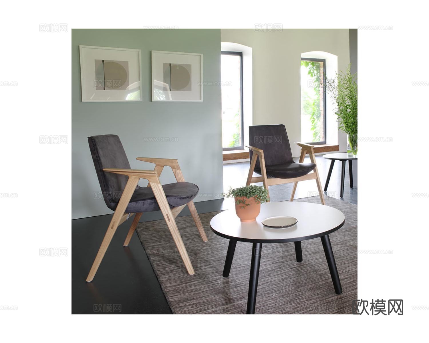 Bejot 茶几3d模型下载（渲染图2）