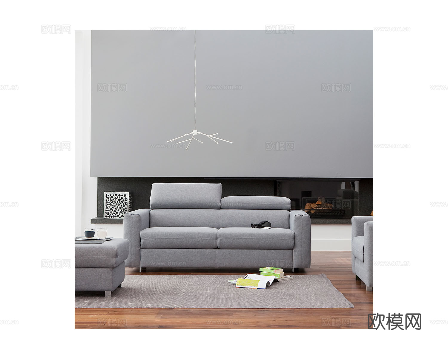 Bizzarto 双人沙发3d模型下载（渲染图2）