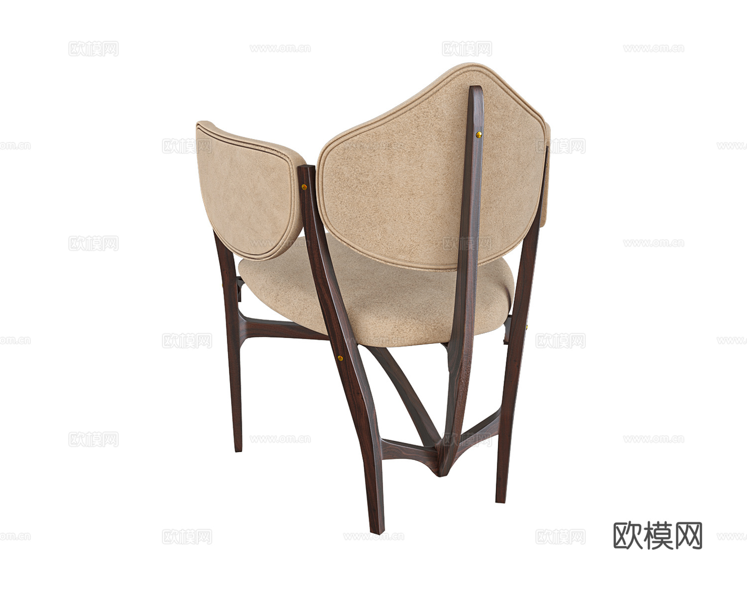 Ceccotti Collezioni 意式休闲椅3d模型下载（渲染图2）