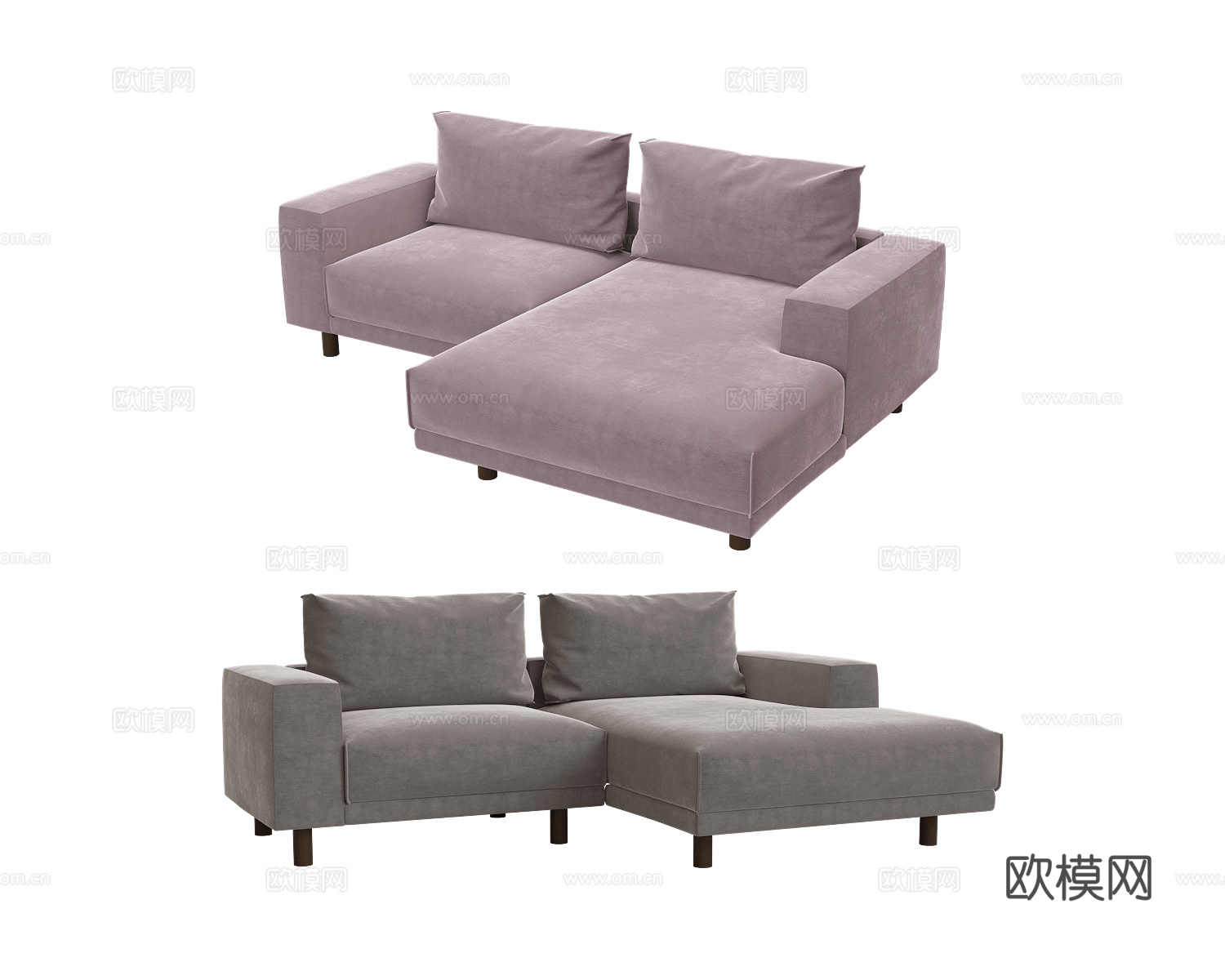 KULT 双人沙发3d模型下载