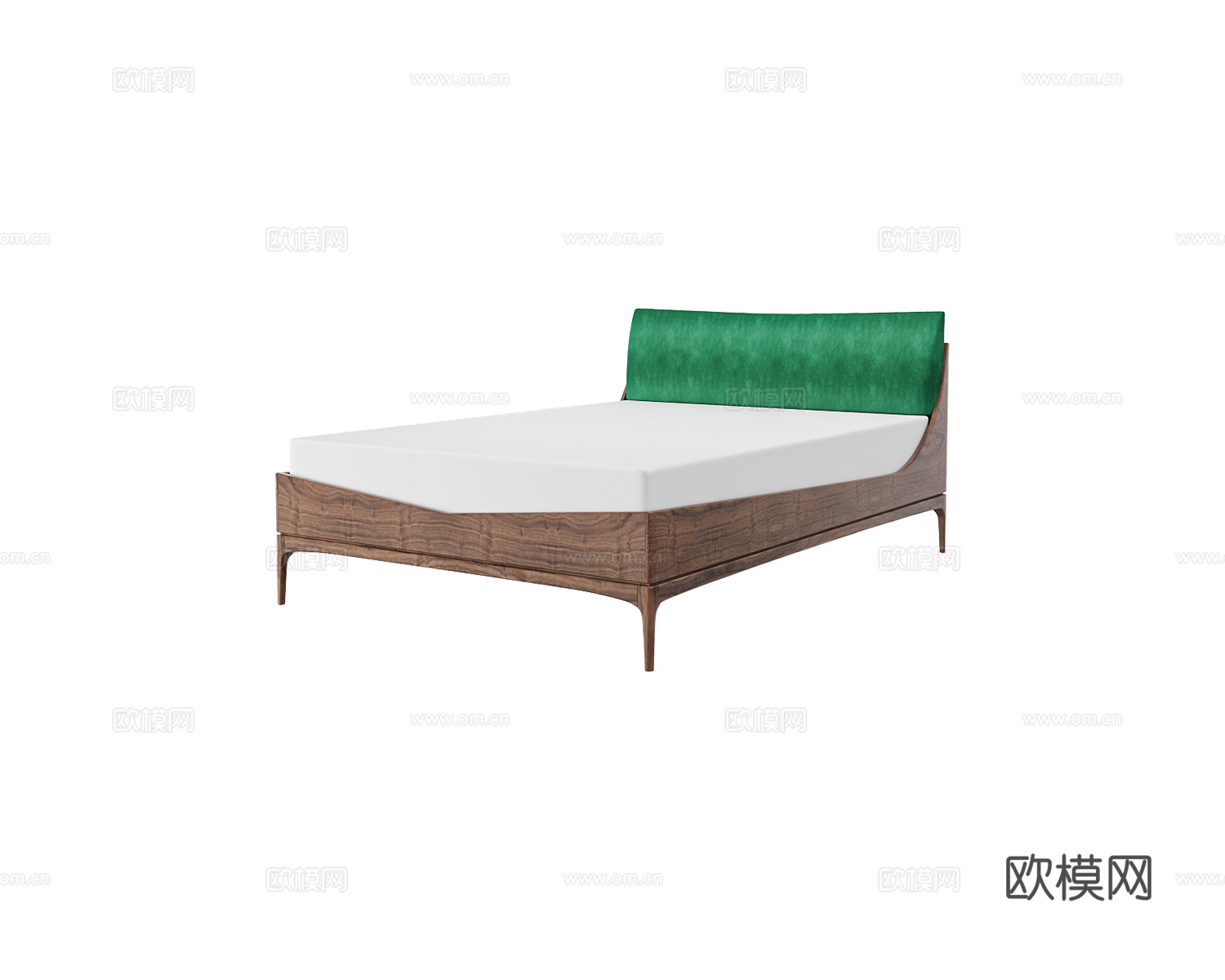 Unika 双人床3d模型下载