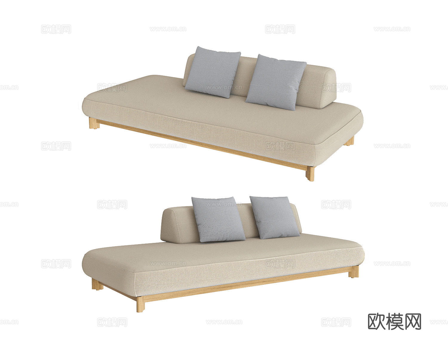 IVINI 双人沙发3d模型下载