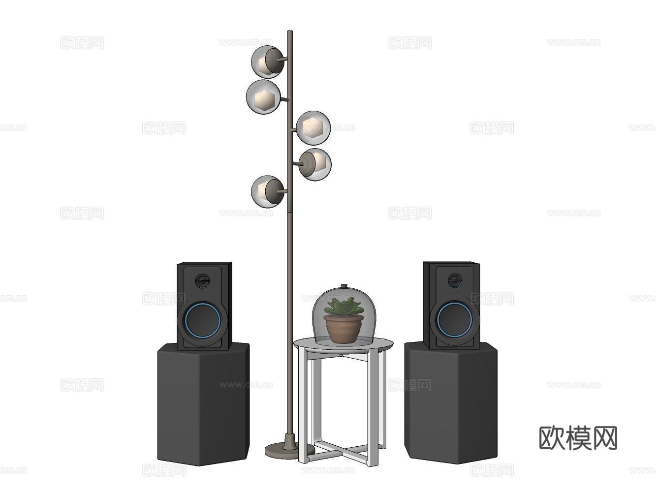 音响su模型
