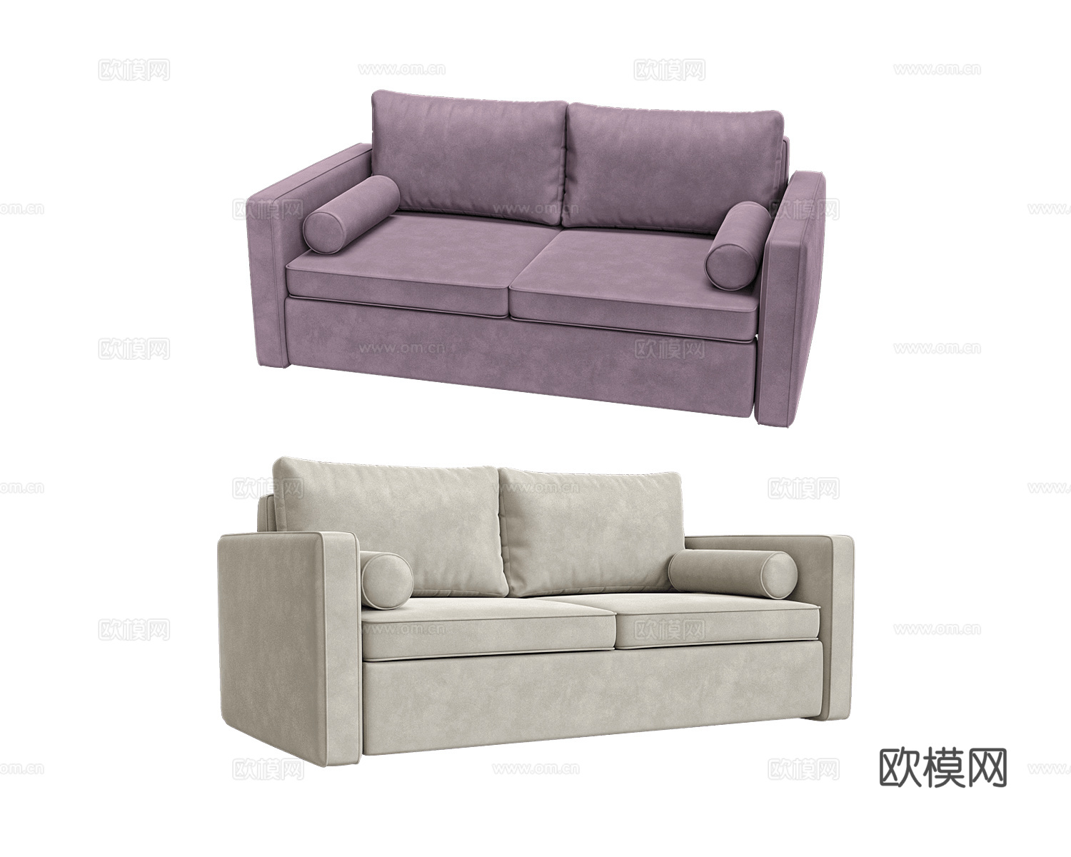 KULT 双人沙发3d模型下载