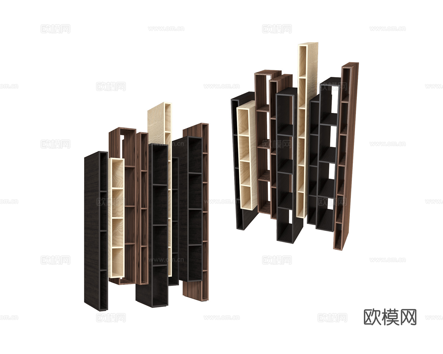 Ceccotti Collezioni 意式书架3d模型下载