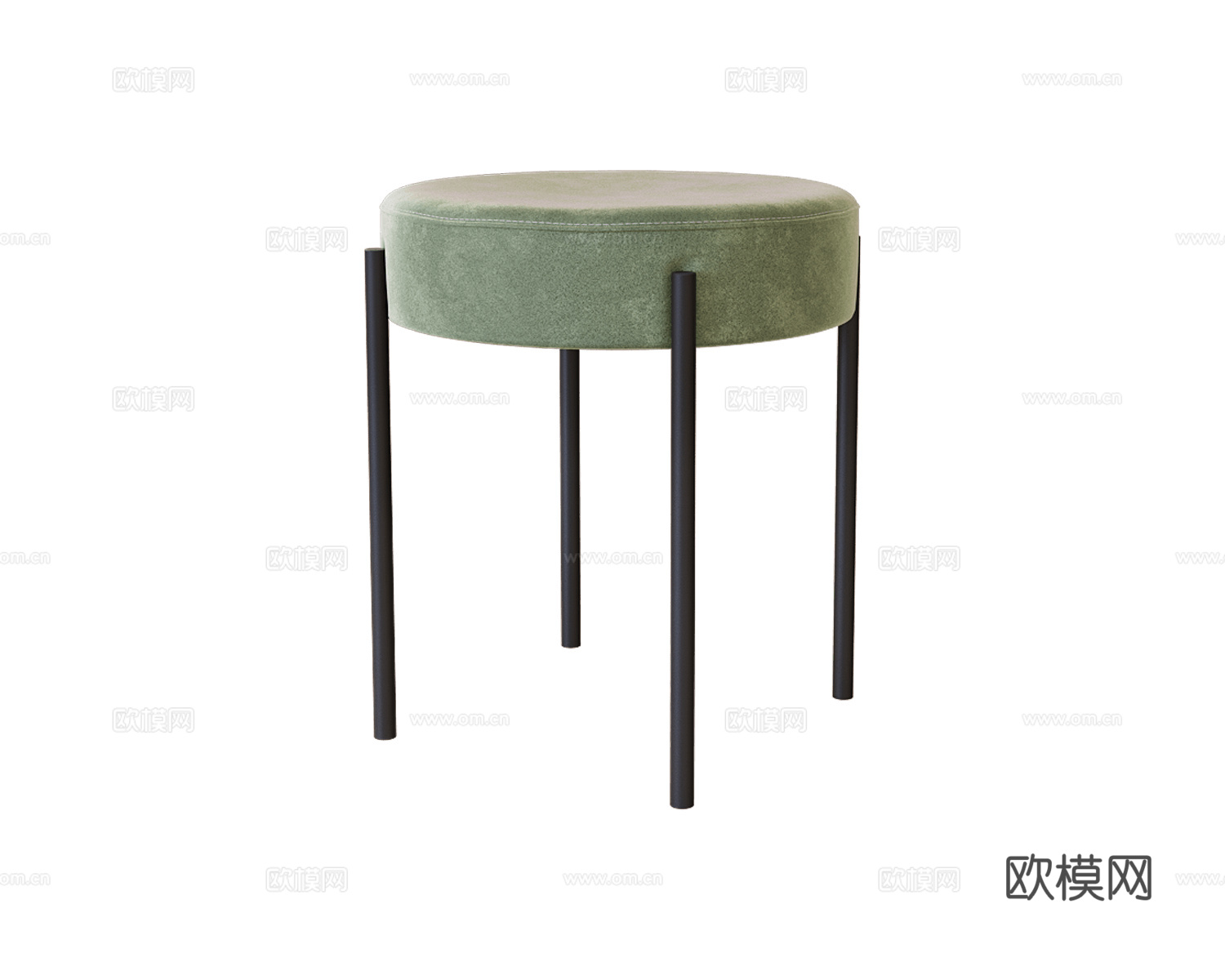 4Corners 梳妆凳3d模型下载