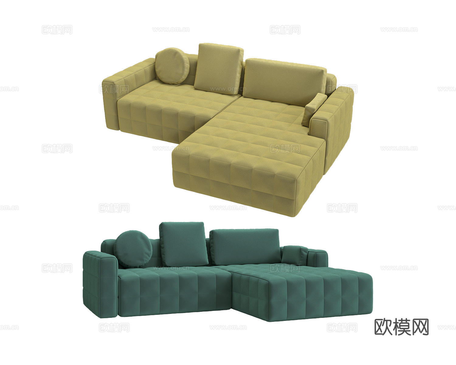 KULT 双人沙发3d模型下载