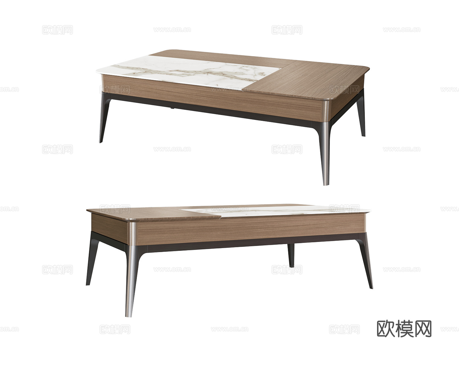 Furman 美式茶几3d模型下载