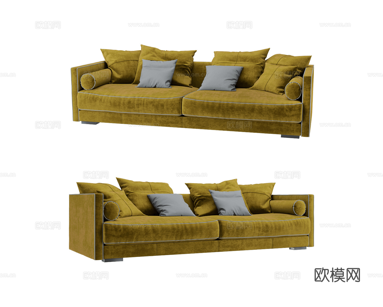 Furman 双人沙发3d模型下载