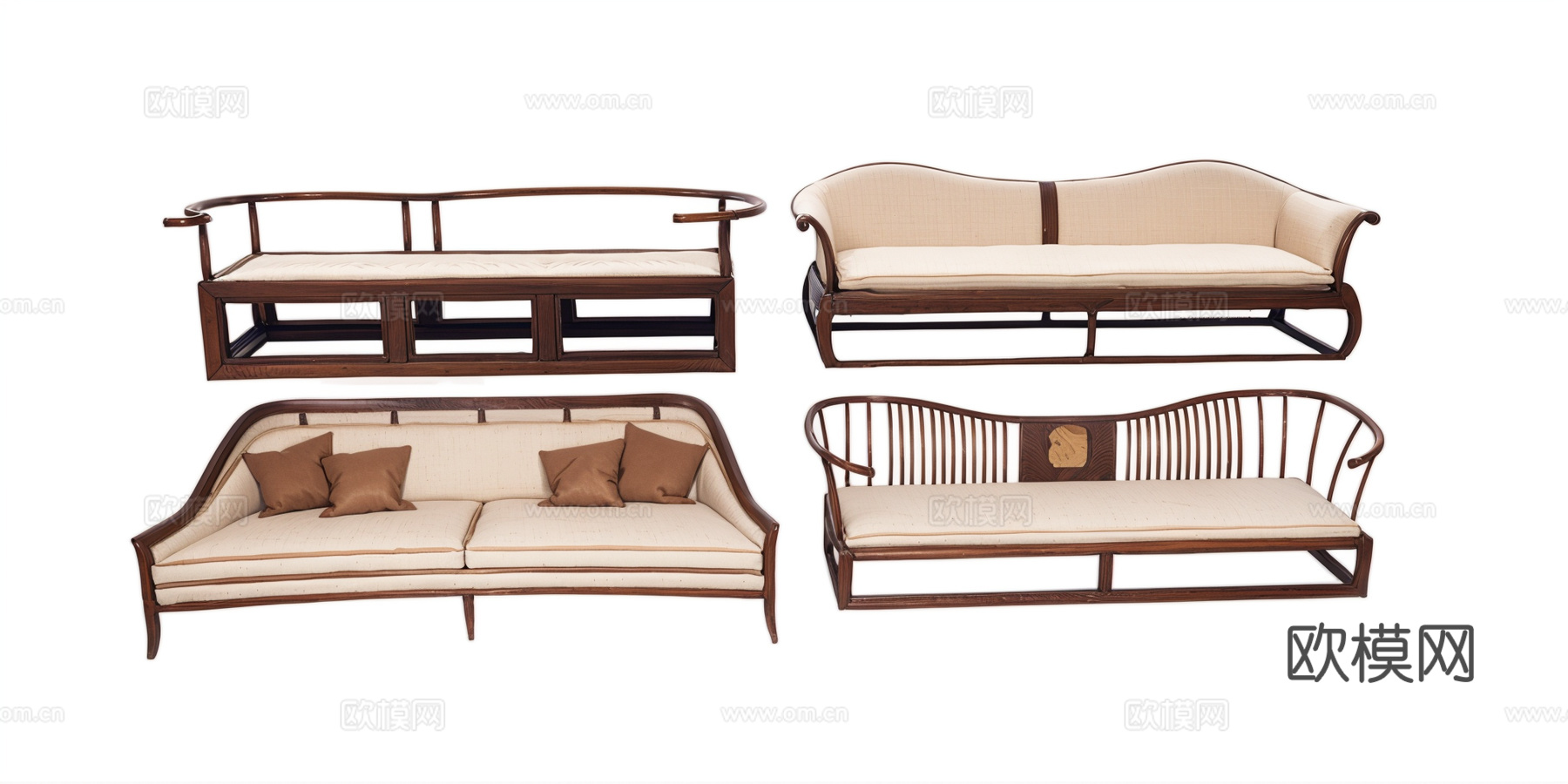 沙发椅su模型