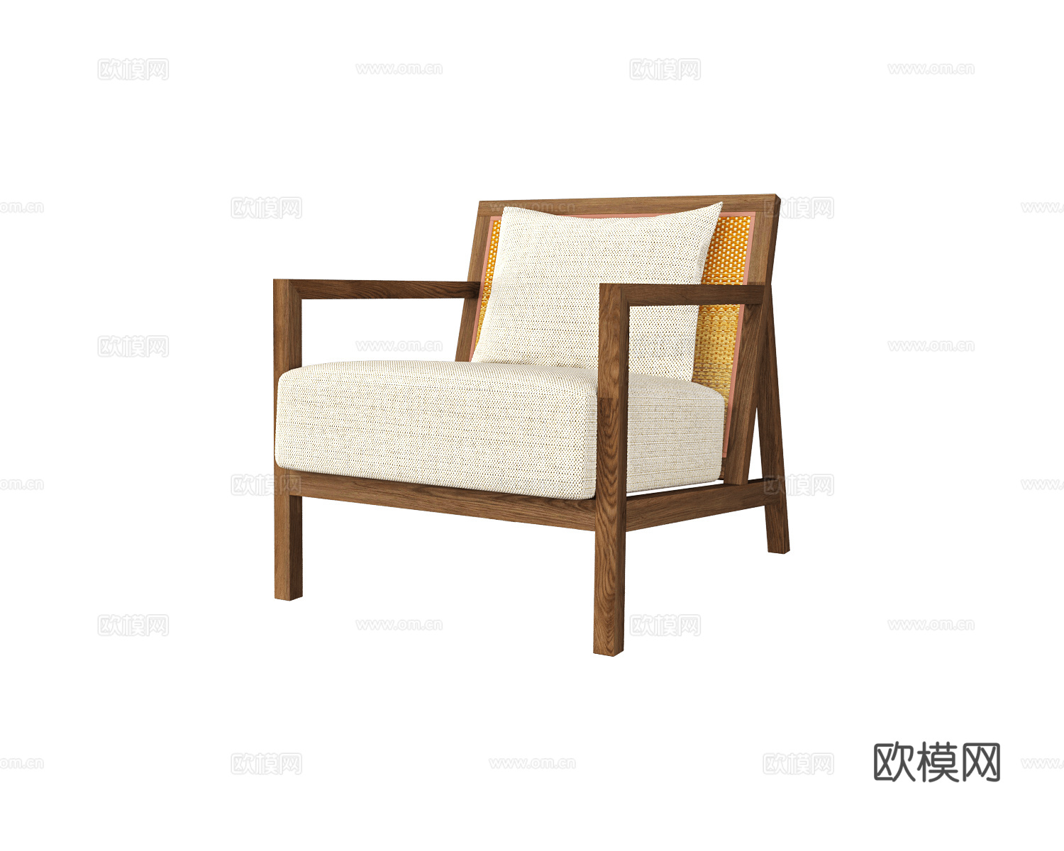 Nature 单人沙发3d模型下载