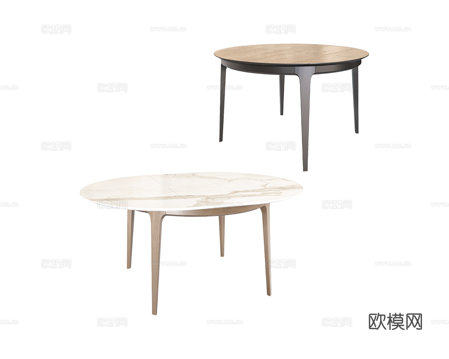 Furman 圆餐桌3d模型下载