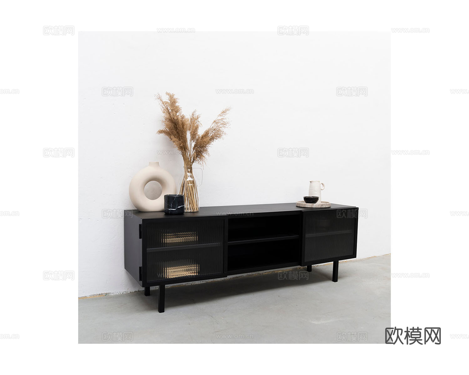 NG Design 电视柜3d模型下载（渲染图2）