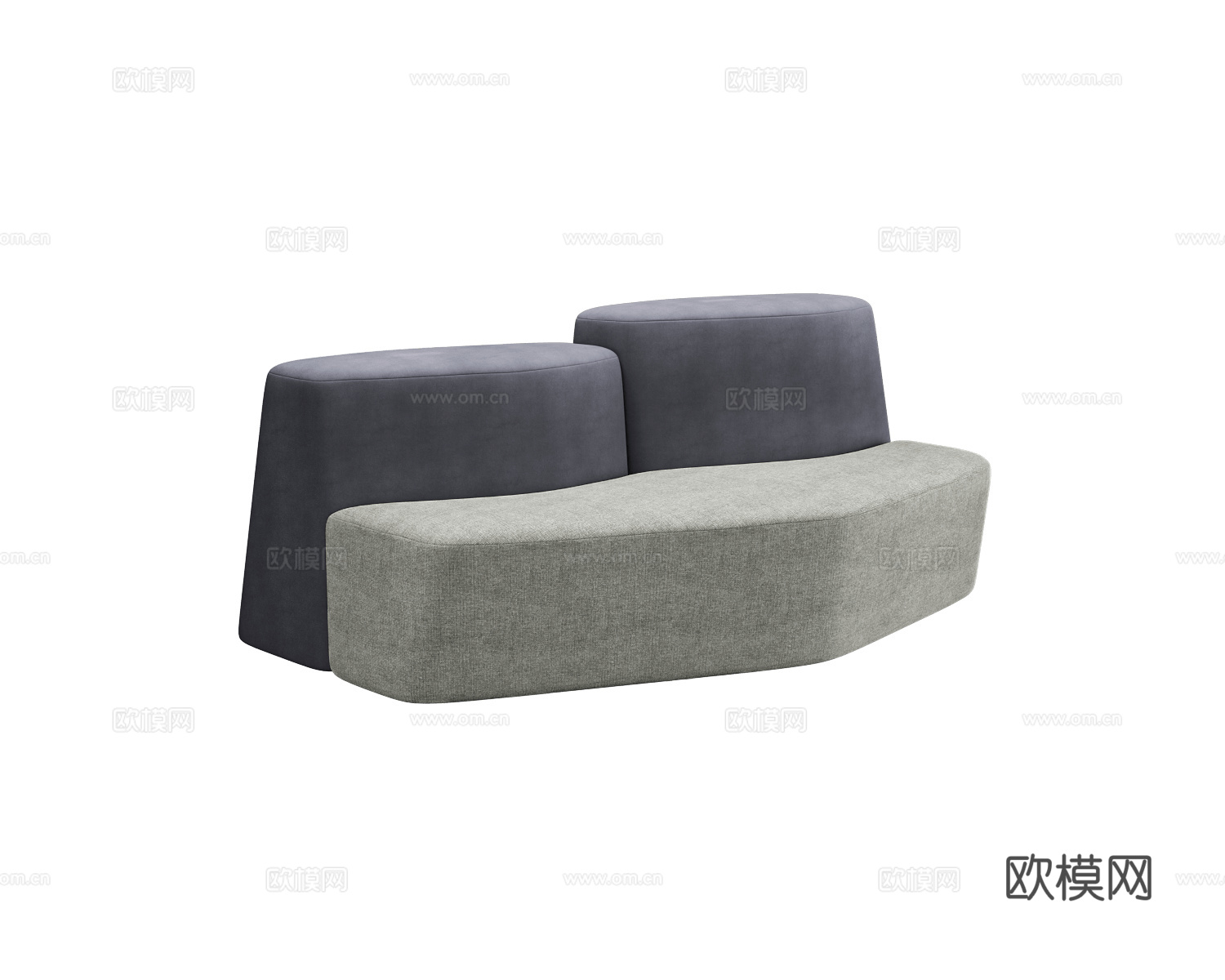 Archipelago 双人沙发3d模型下载
