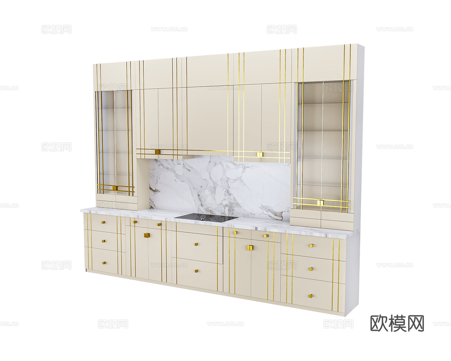 Any Home 意式橱柜3d模型下载