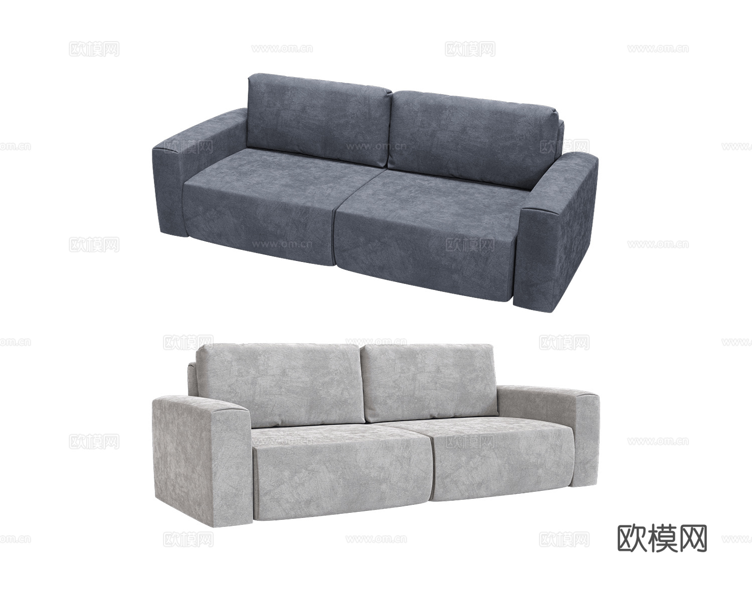 KULT 双人沙发3d模型下载