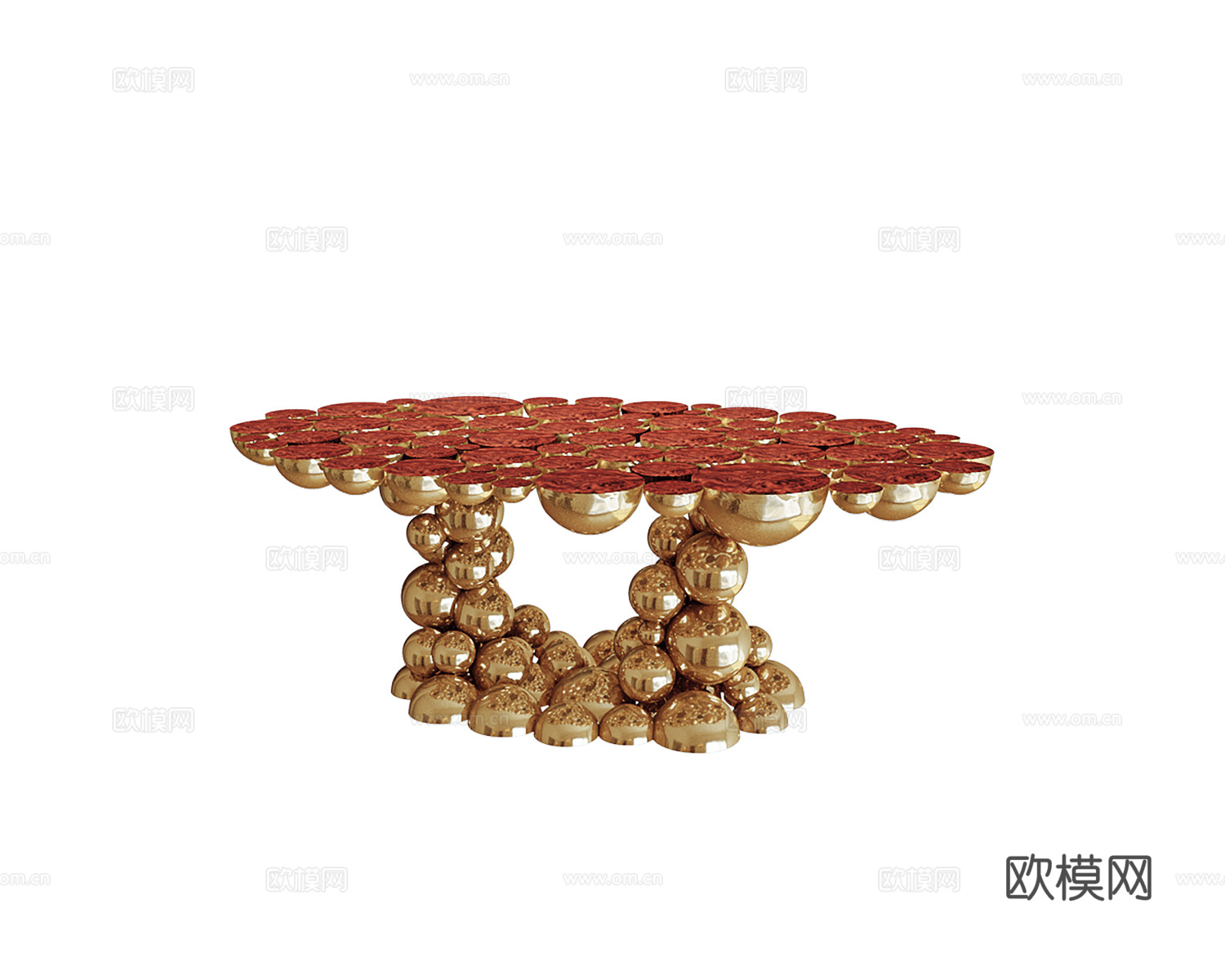 Boca do Lobo意式端景台3d模型下载（渲染图1）