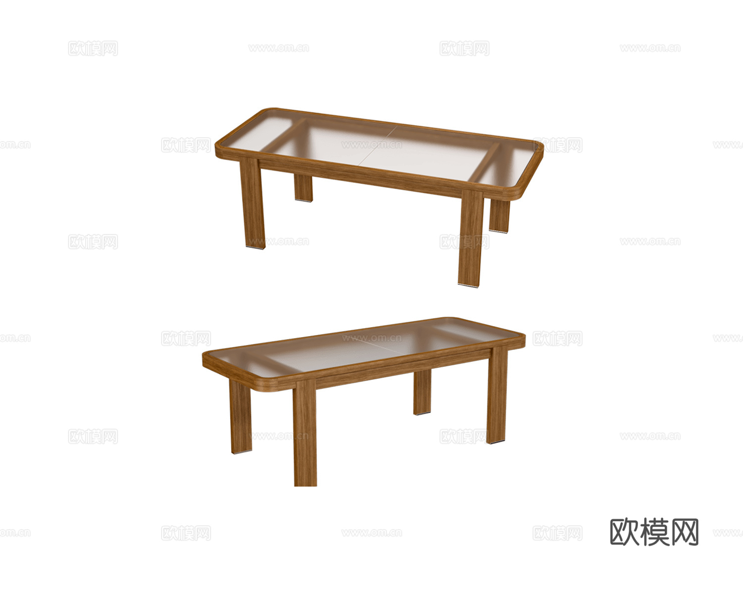 Yachtline 玻璃餐桌3d模型下载（渲染图1）