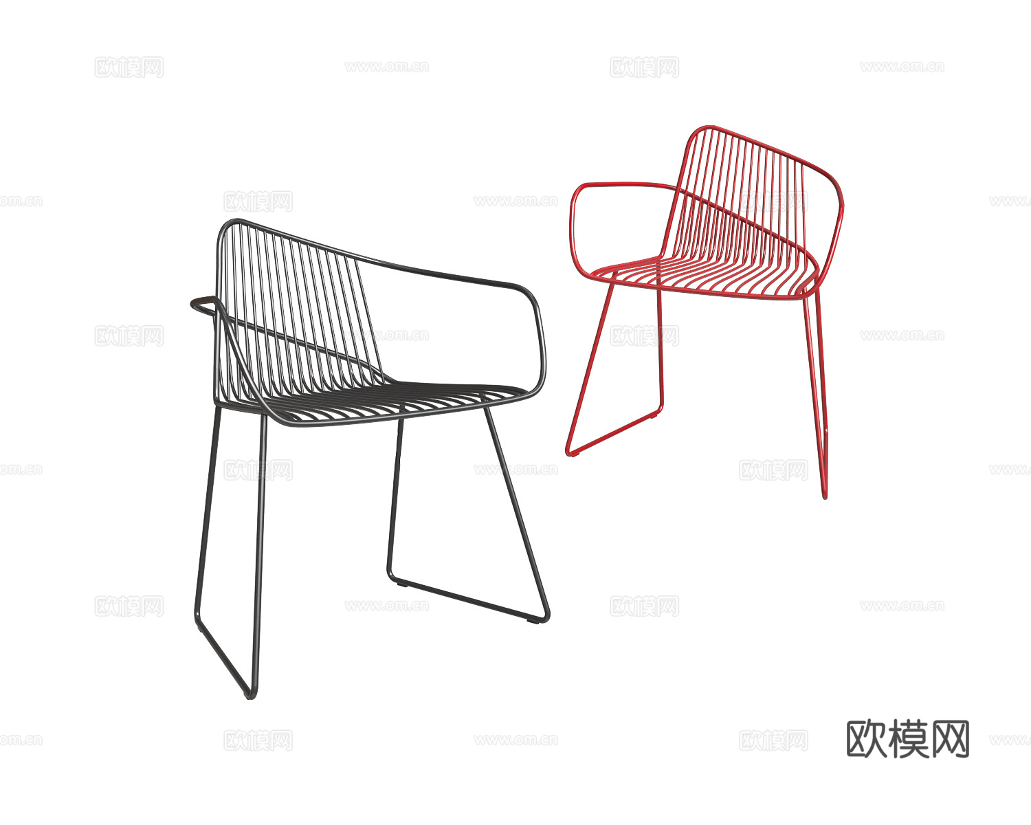 ANNI HAUS 椅子 餐椅3d模型下载