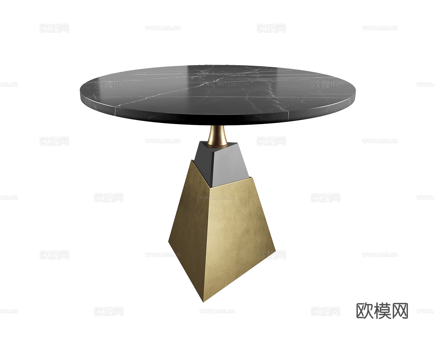 Any Home 意式圆餐桌3d模型下载