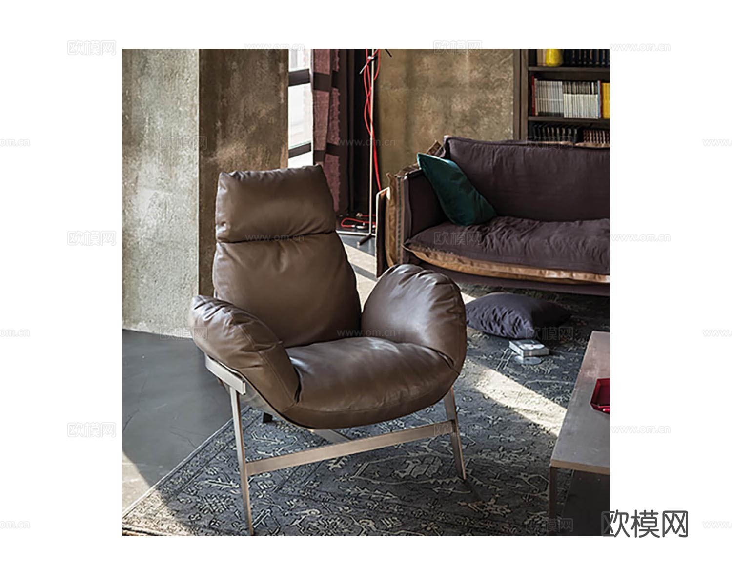 Arketipo 休闲椅3d模型下载（渲染图2）