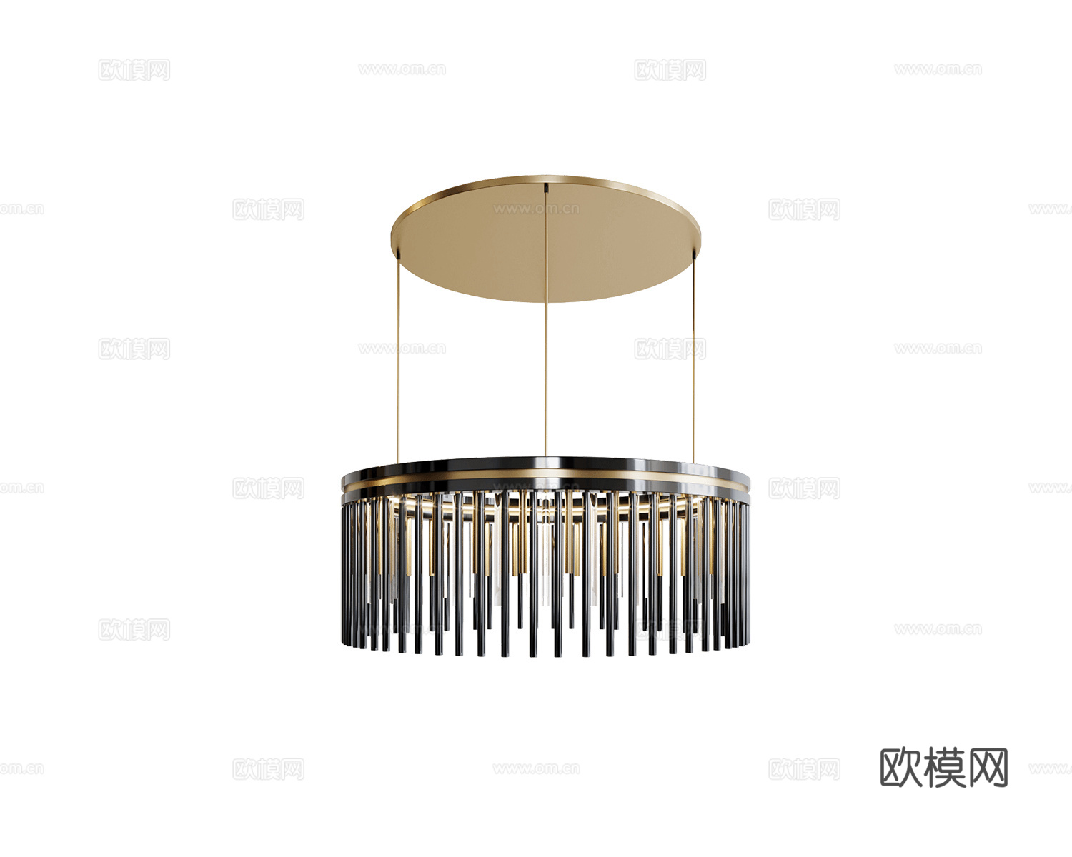 Any Home 意式吊灯3d模型下载（渲染图1）