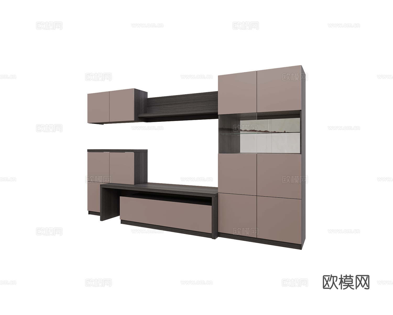 Mirlachev 电视柜3d模型下载（渲染图1）