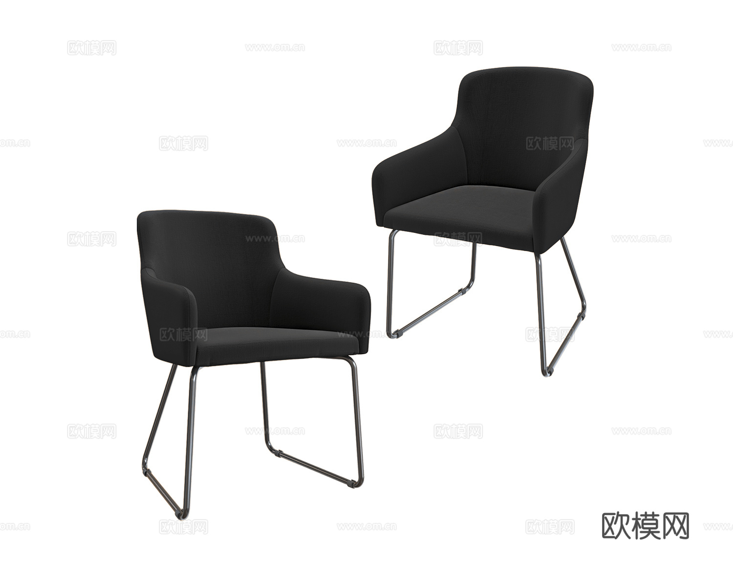 Artu 意式办公椅 椅子3d模型下载