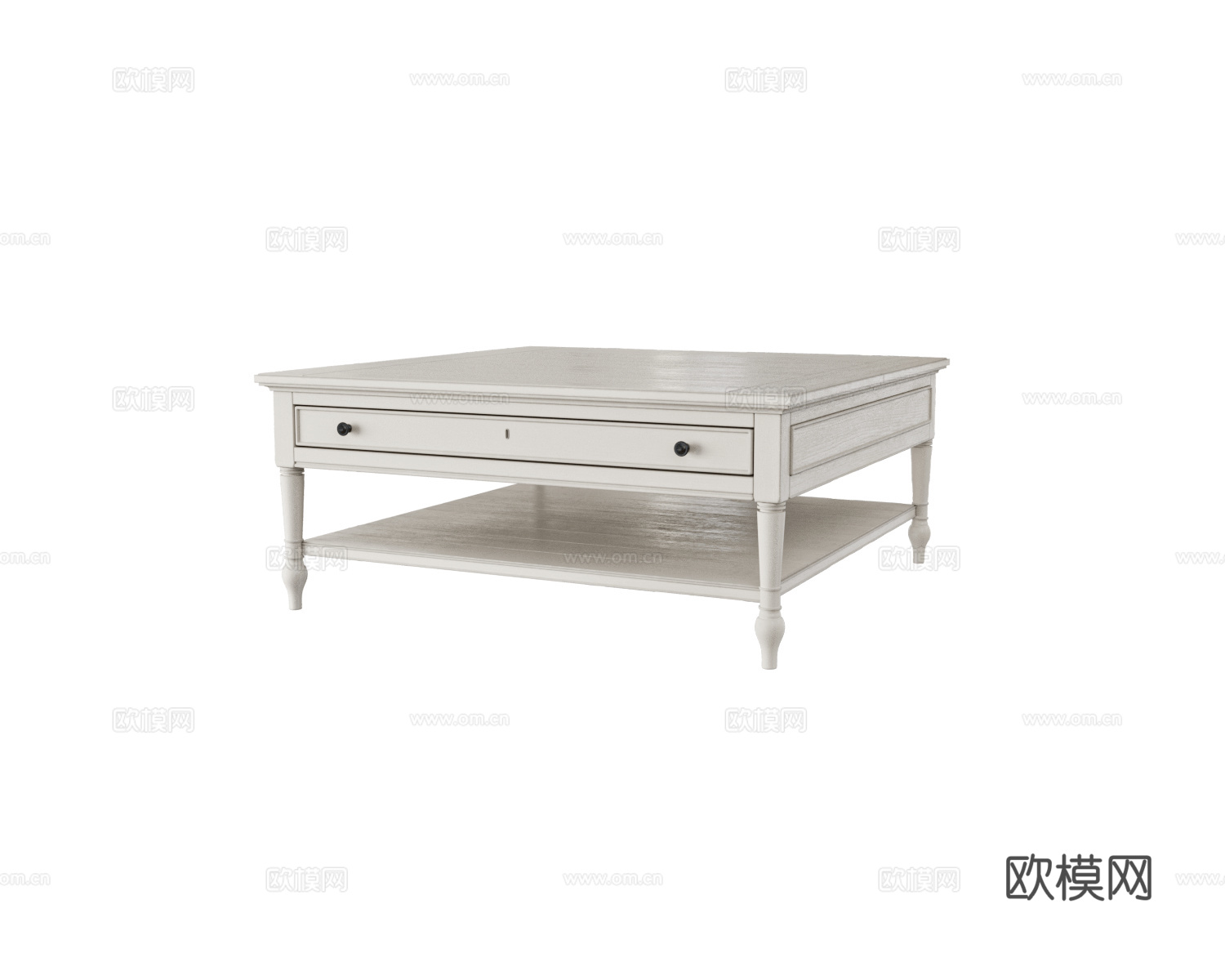 Full House 美式茶几3d模型下载
