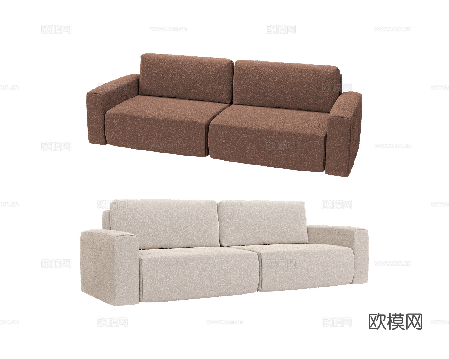 KULT 双人沙发3d模型下载