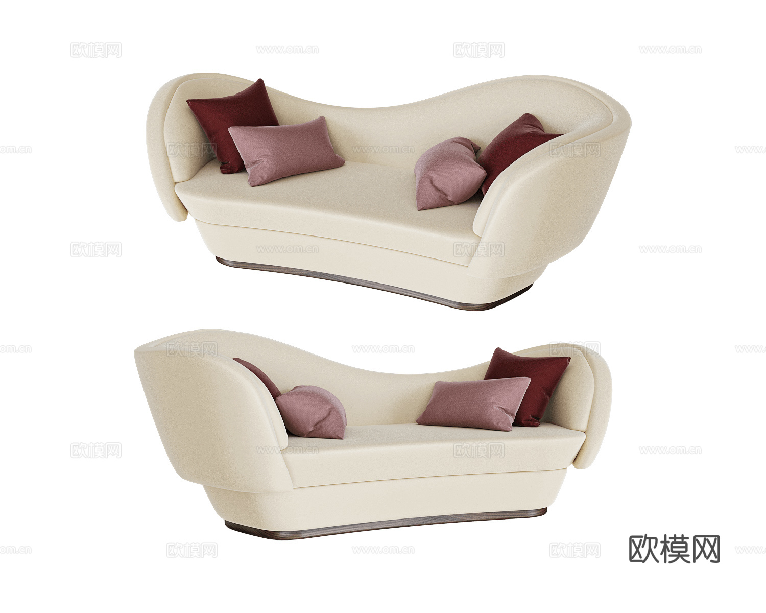 ALMA de LUCE 意式休闲沙发3d模型下载（渲染图1）