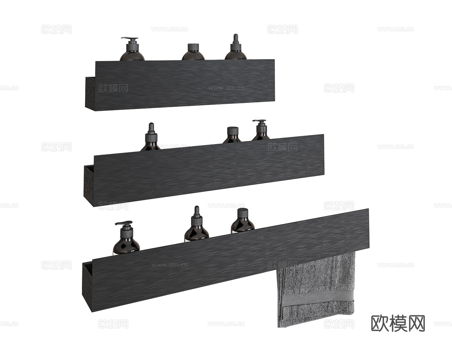 Boca Room 卫浴挂件3d模型下载（渲染图1）