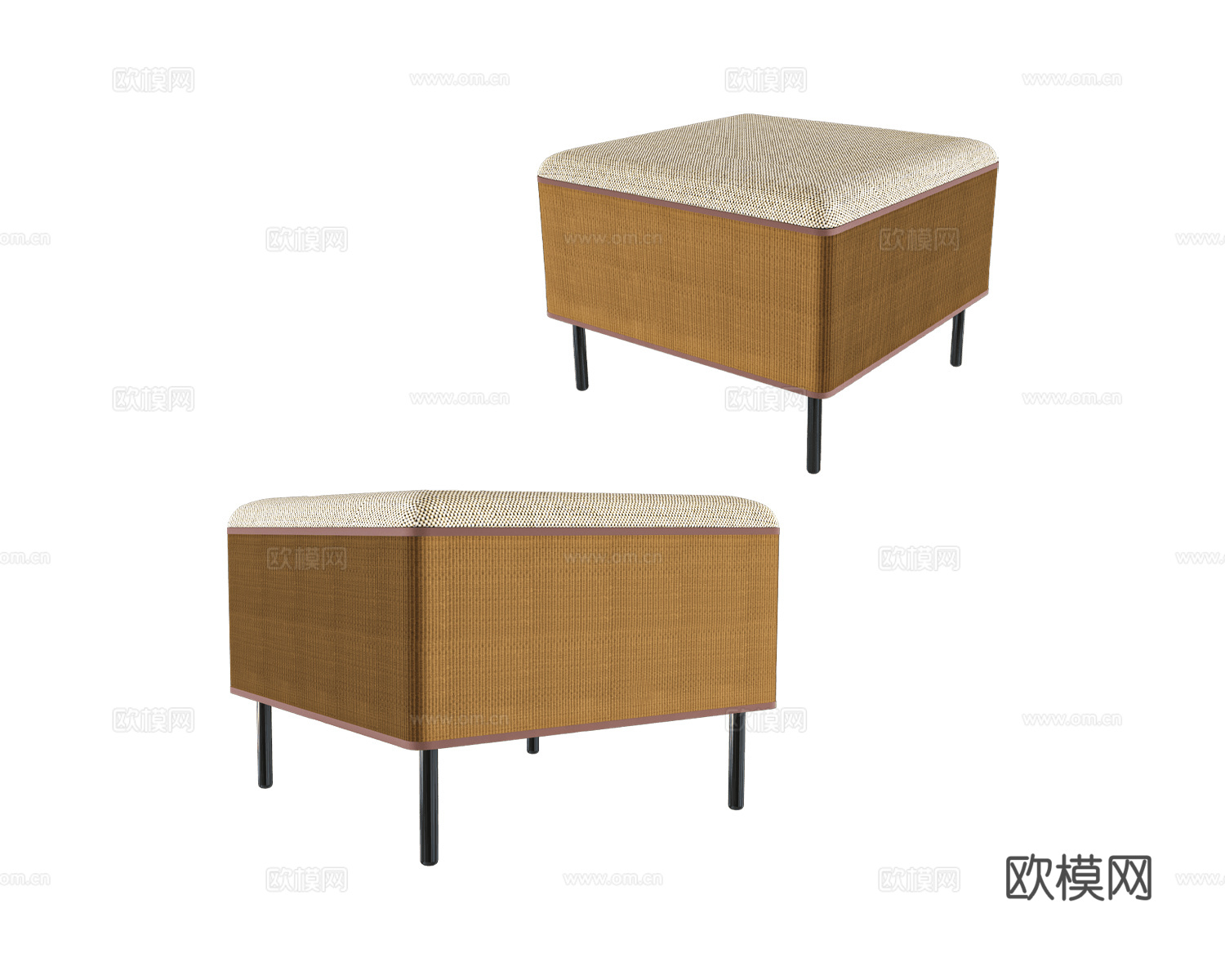 Nature 沙发凳3d模型下载