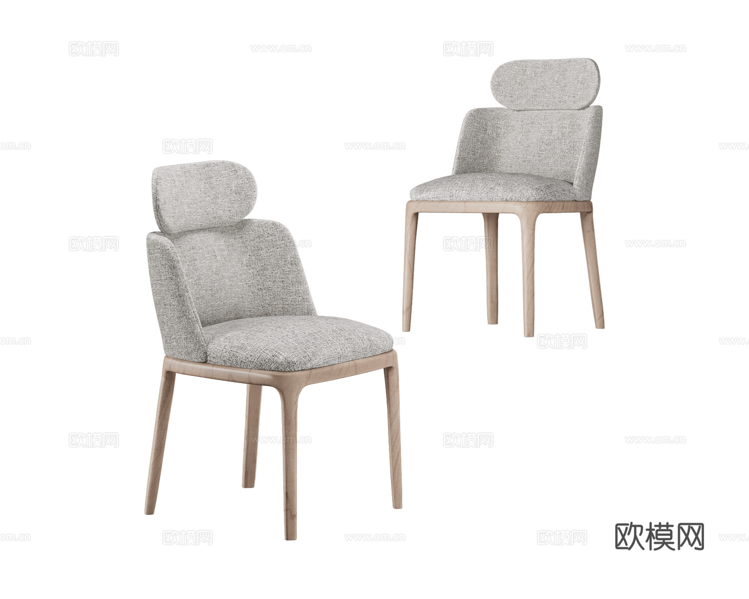 Nobonobo 餐椅 椅子3d模型下载