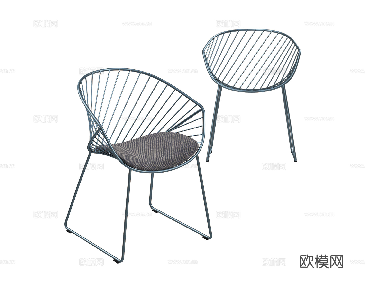 m. arte 户外单椅 餐椅3d模型下载