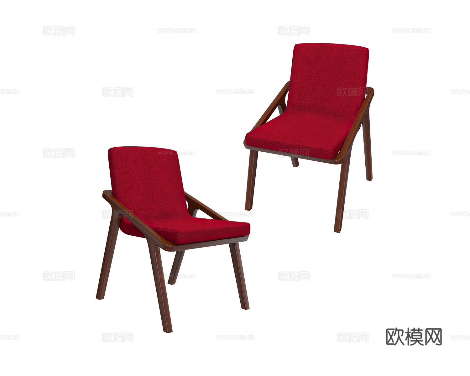 ZZOK 意式餐椅3d模型下载