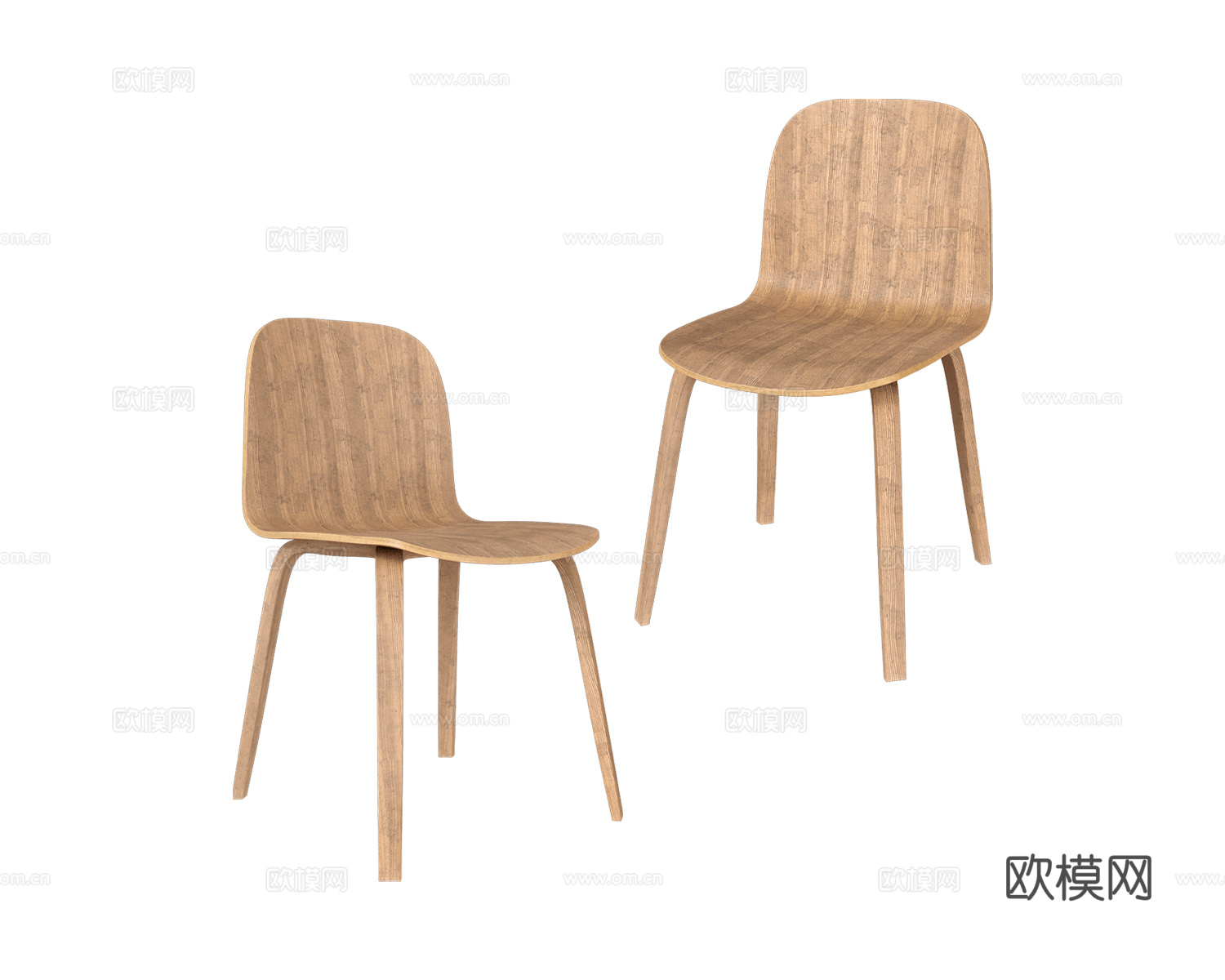 Muuto 餐椅3d模型下载