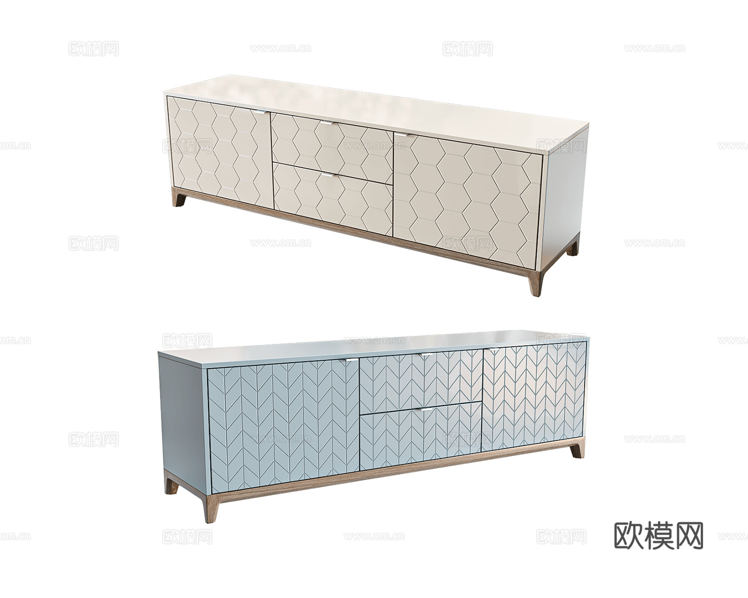 The IDEA 电视柜3d模型下载